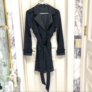 Rag & Bone waterproof trench coat in black